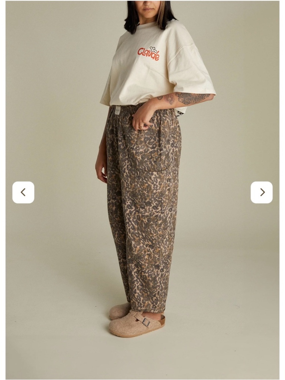 Claude Women’s Leopard Print Pants